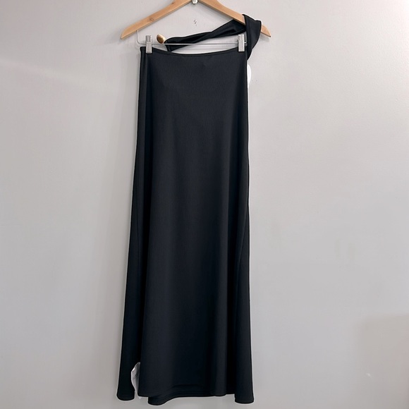 Christopher Esber Skirts | Floating Belt Ruched Quartz Skirt Black - Picture 9 of 10
